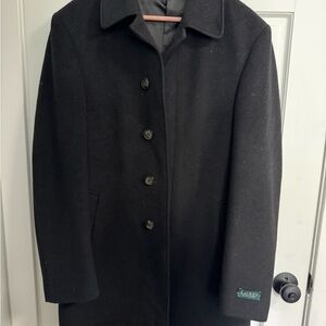 Ralph Lauren Men's Classic Black Pea Coat